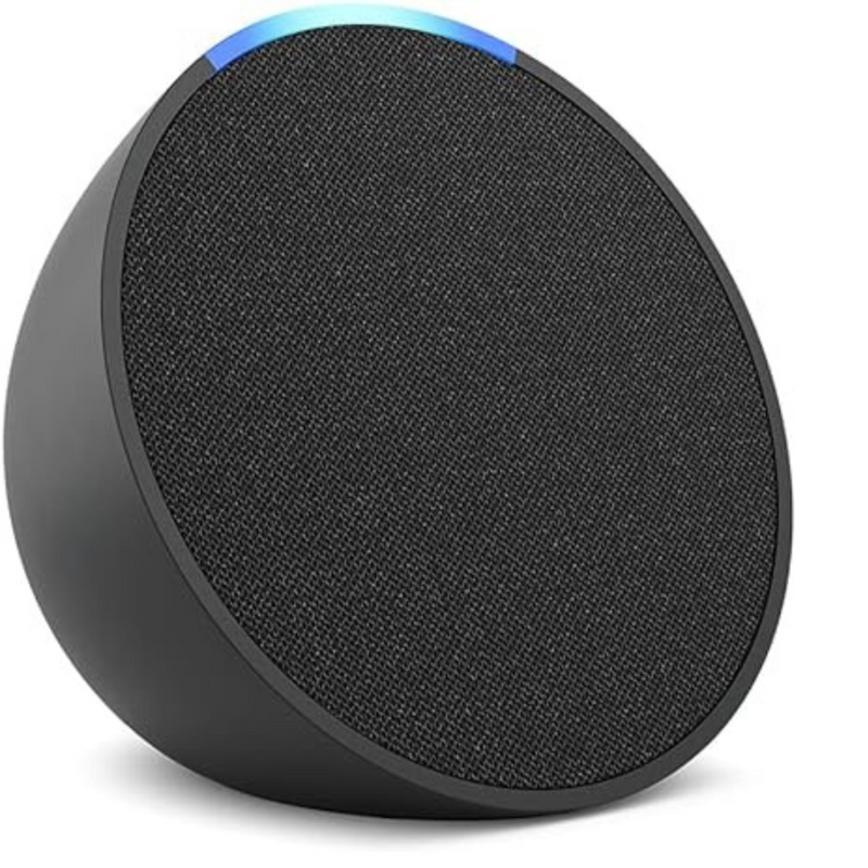 Alexa Echo Pop Amazon, Smart Speaker, Som Envolvente, preto