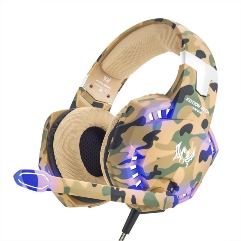 Headset fone gamer  camuflado P2/USB Pc\ps3\ps4\Xbox one\switch\mobile phone