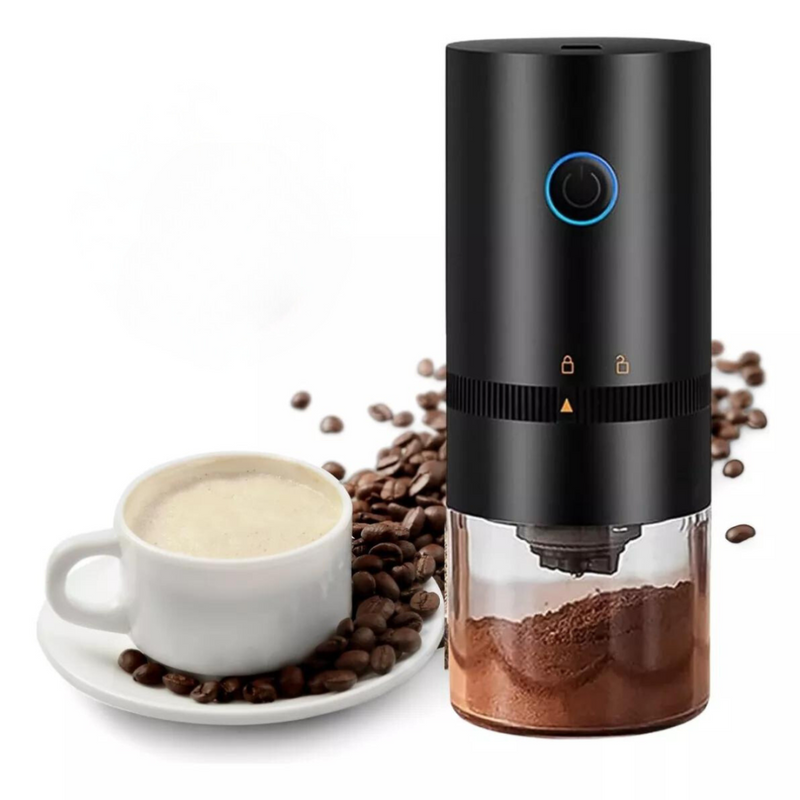 Moedor De Café Elétrico Grãos Triturador Prático Premium Usb