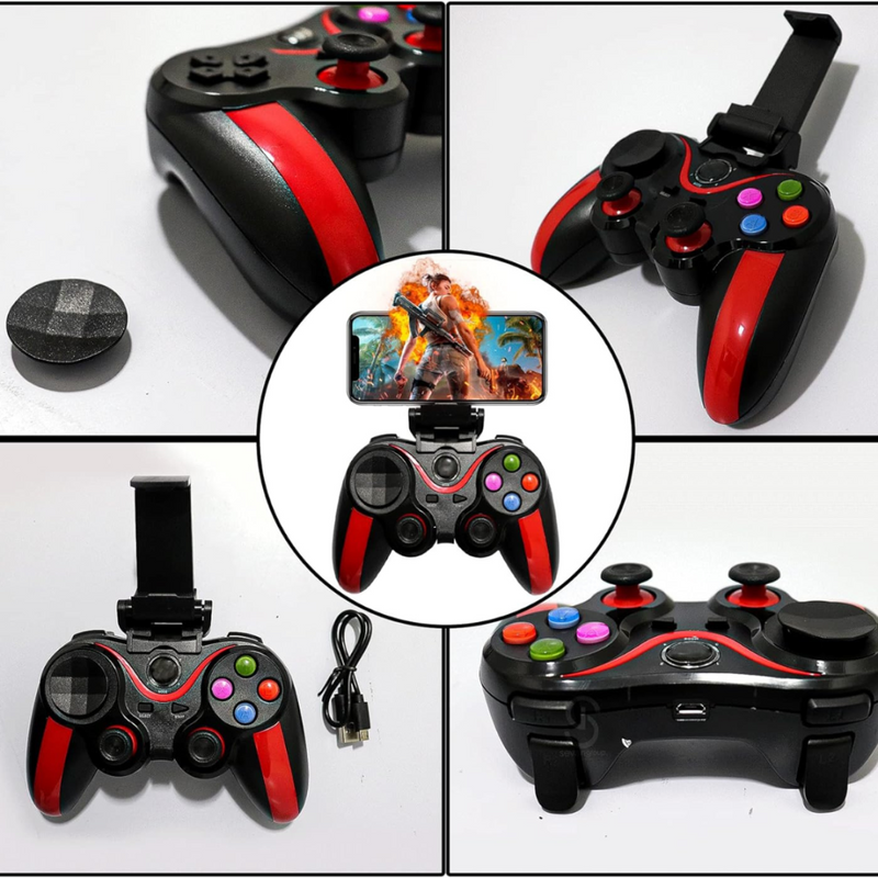 Controle Manete Gamepad Bluetooth Compatível Android Ios Pc