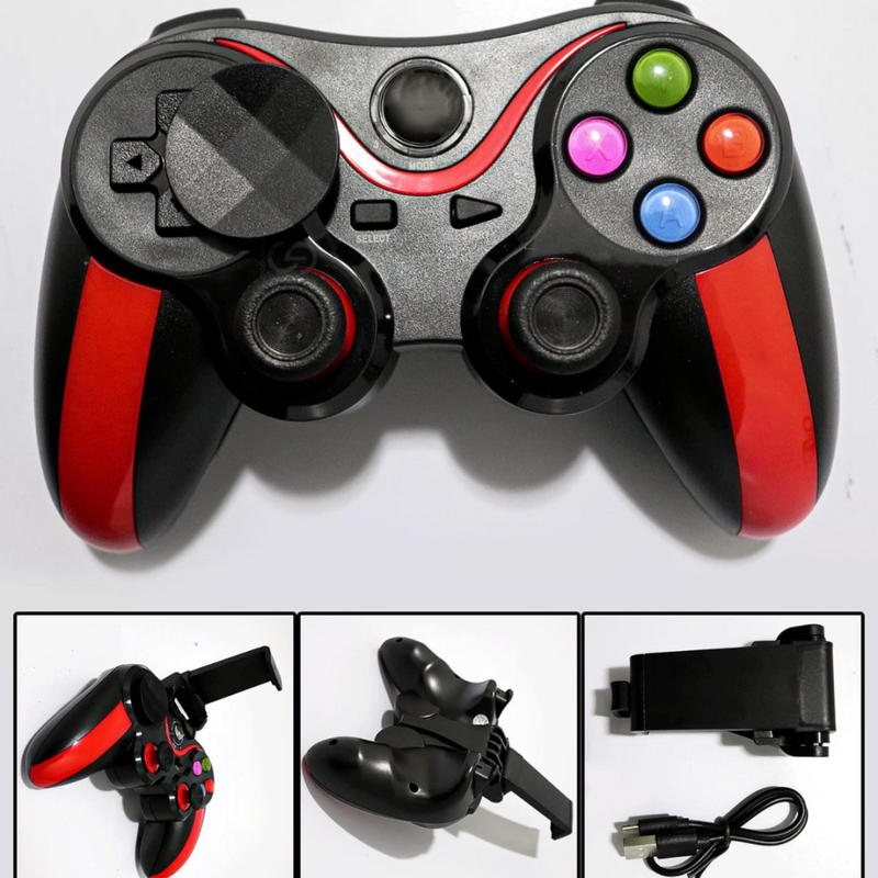 Controle Manete Gamepad Bluetooth Compatível Android Ios Pc