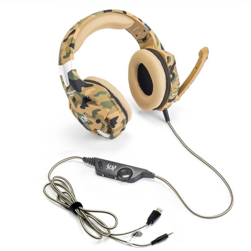 Headset fone gamer  camuflado P2/USB Pc\ps3\ps4\Xbox one\switch\mobile phone