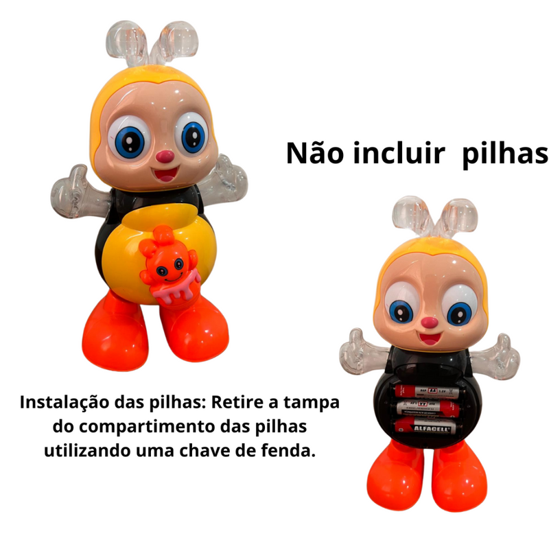 Abelhinha Dançante Brinquedo Infantil Musical Som Luz